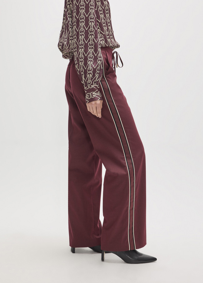 Paris Fit Trousers with Grosgrain Side Band