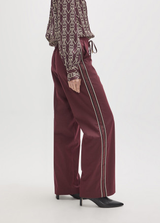 Paris Fit Trousers with Grosgrain Side Band