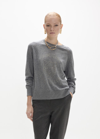 Maglione Cristalli Animale