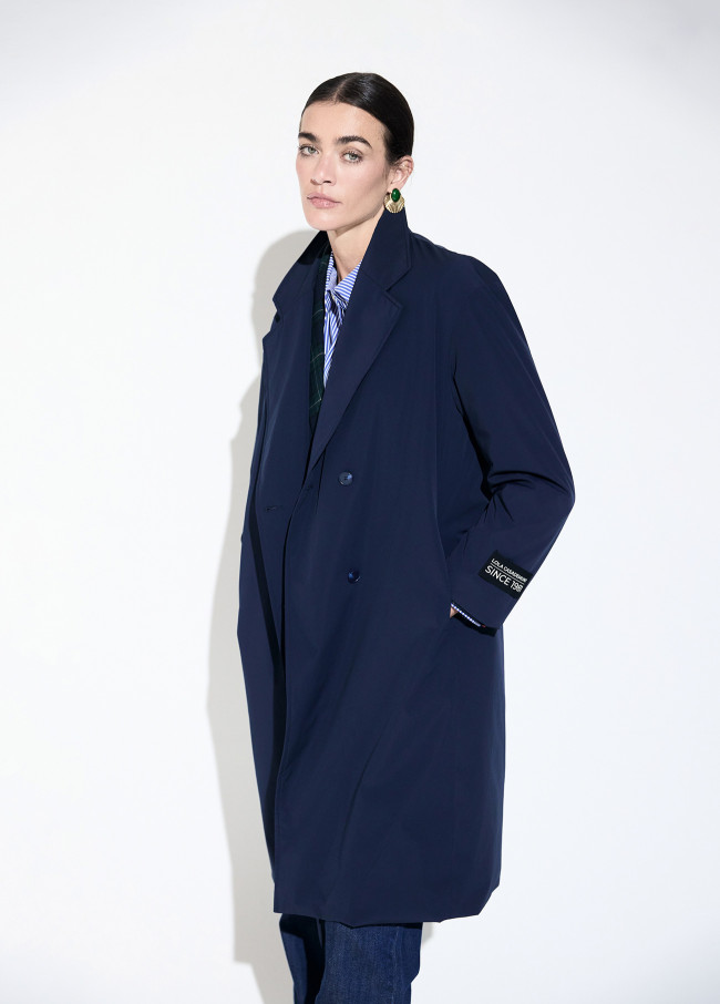 Anorak de Tecido Técnico com Acolchoado Fino