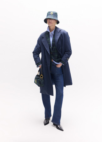 Technical Fabric Anorak with Thin Padding