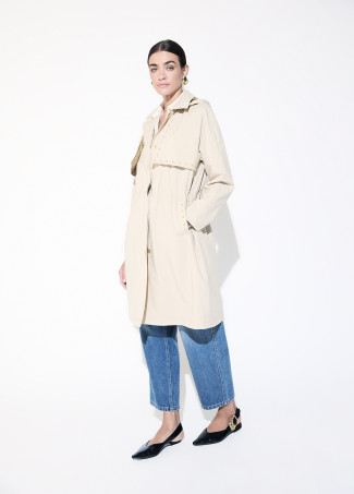 Trench avec Détail à Clous