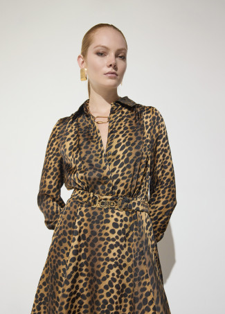 Vestido animal print