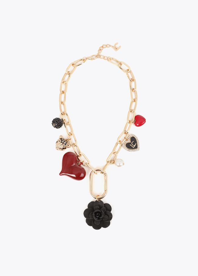 Collier à breloques chaîne