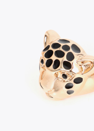 Leopardenkopf Ring