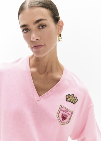 Suéter Gola V com Patches