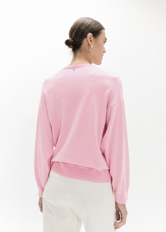 Pull Col V avec Patches