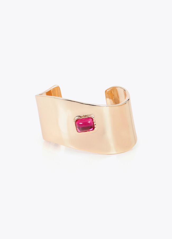 Brazalete dorado forma irregular