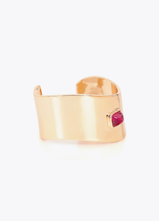 Brazalete dorado forma irregular