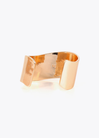 Brazalete dorado forma irregular