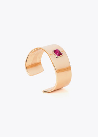 Brazalete dorado forma irregular