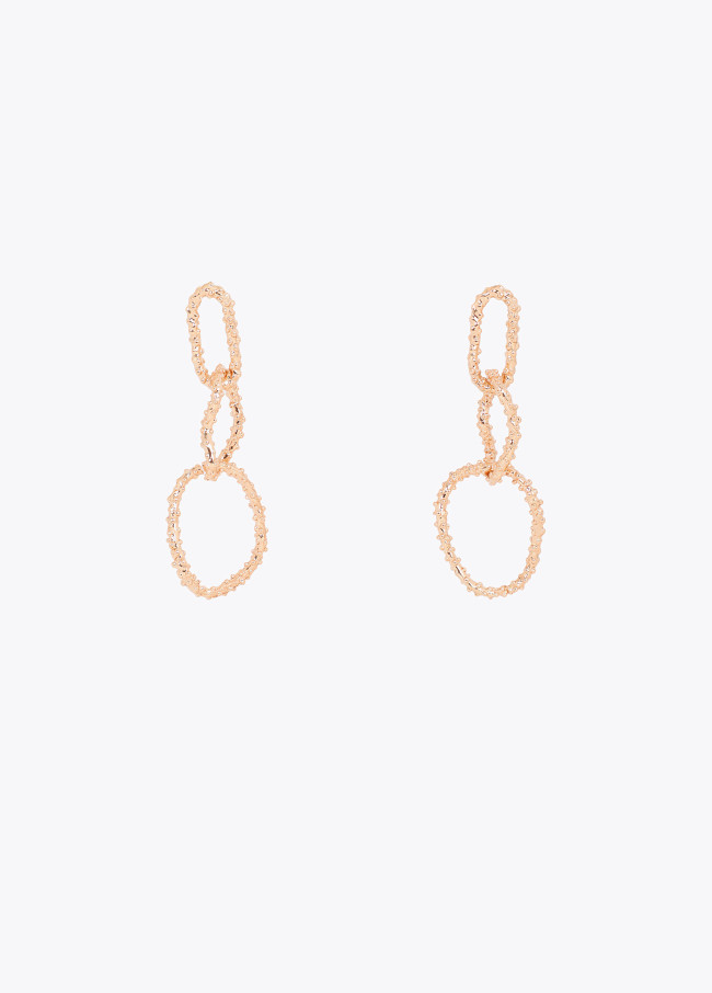Multi-Chain Textured Earrings