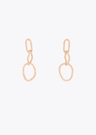 Orecchini Multicatena Testurizzati