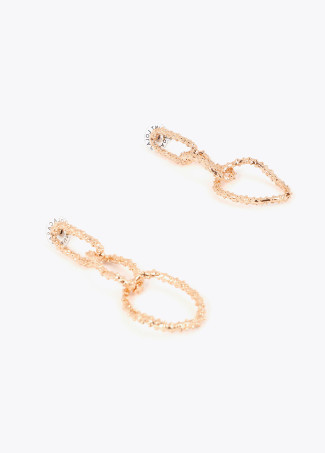 Boucles d'Oreilles Multi-Chaînes Texture