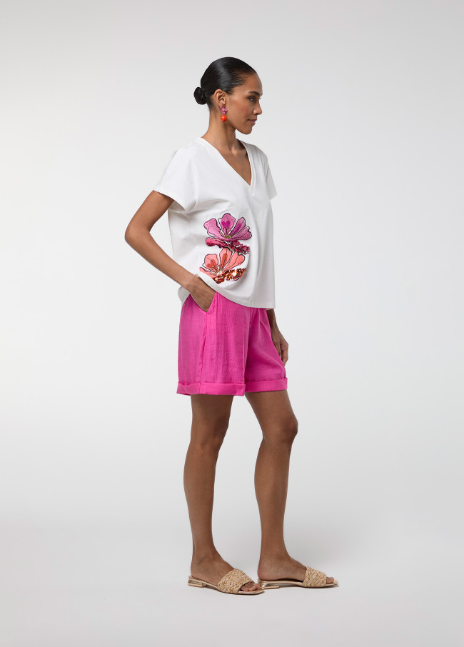 Big Pink Flower T-shirt