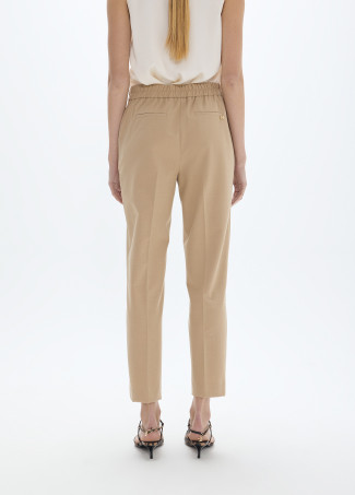 Pantalon Basique avec Taille Snap Latérale