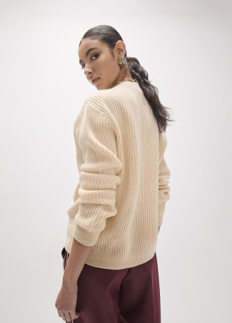 Cardigan with Crystal Bows