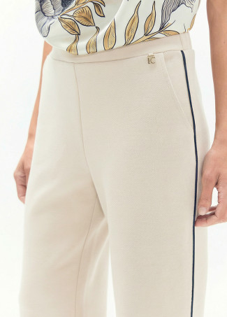 Pantaloni Jogger Piping Blu Navy Love Lola