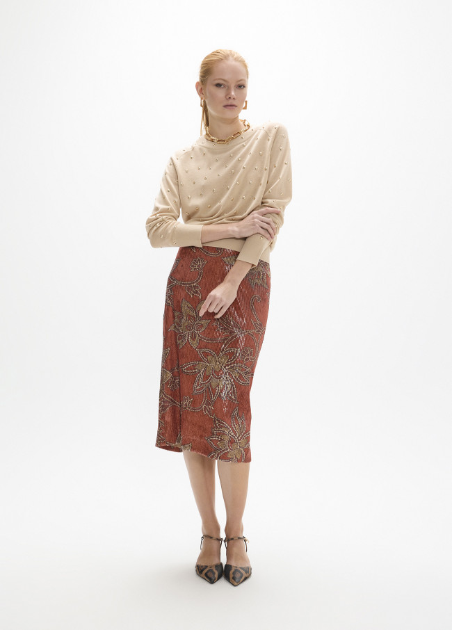 Maglione con Borchie Rotonde