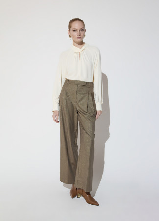 Blouse Col Nœud Manche Raglan