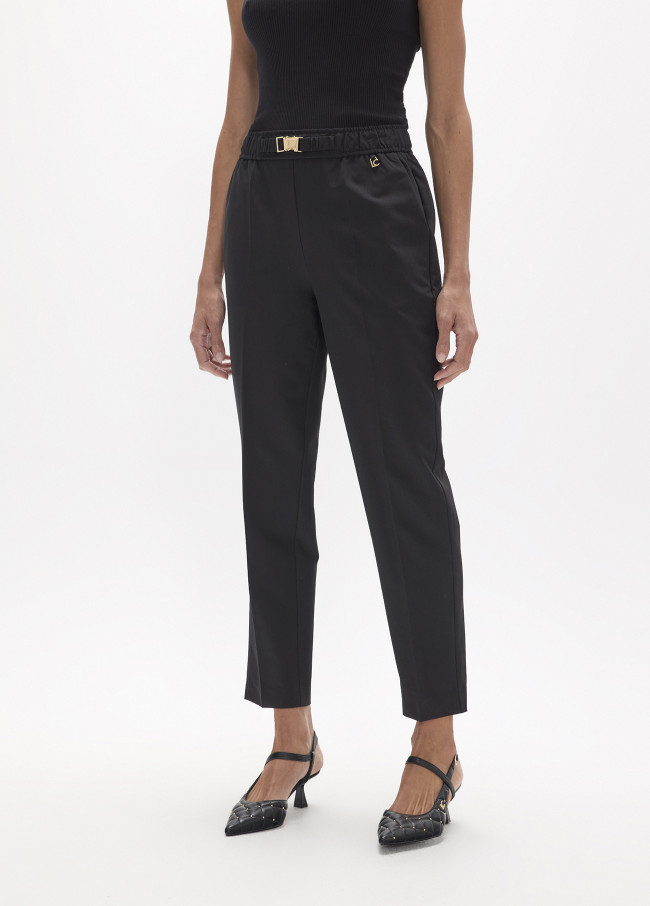 Jogger Basique avec Boucle Ceinture Personnalisée