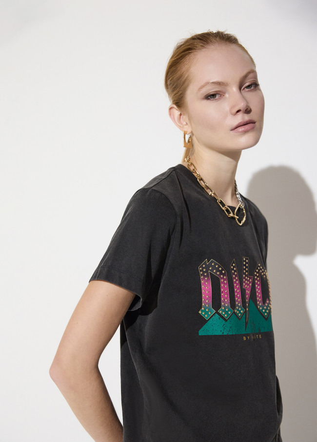T-shirt basic collo girocollo