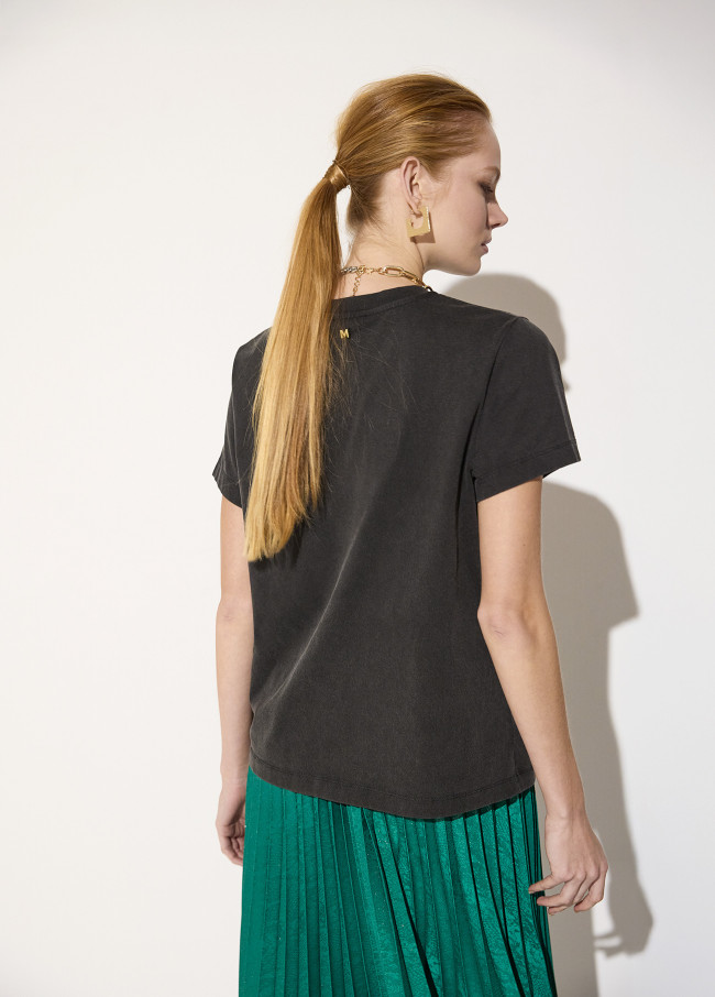 T-shirt basic collo girocollo