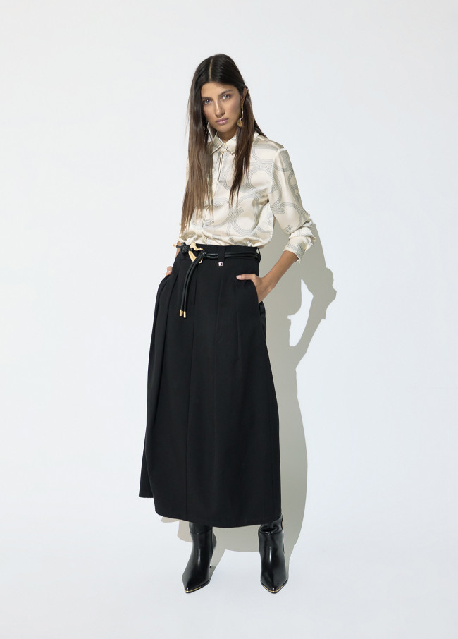 Tailored Pleat Skirt