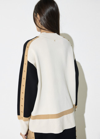 Pull tricolore