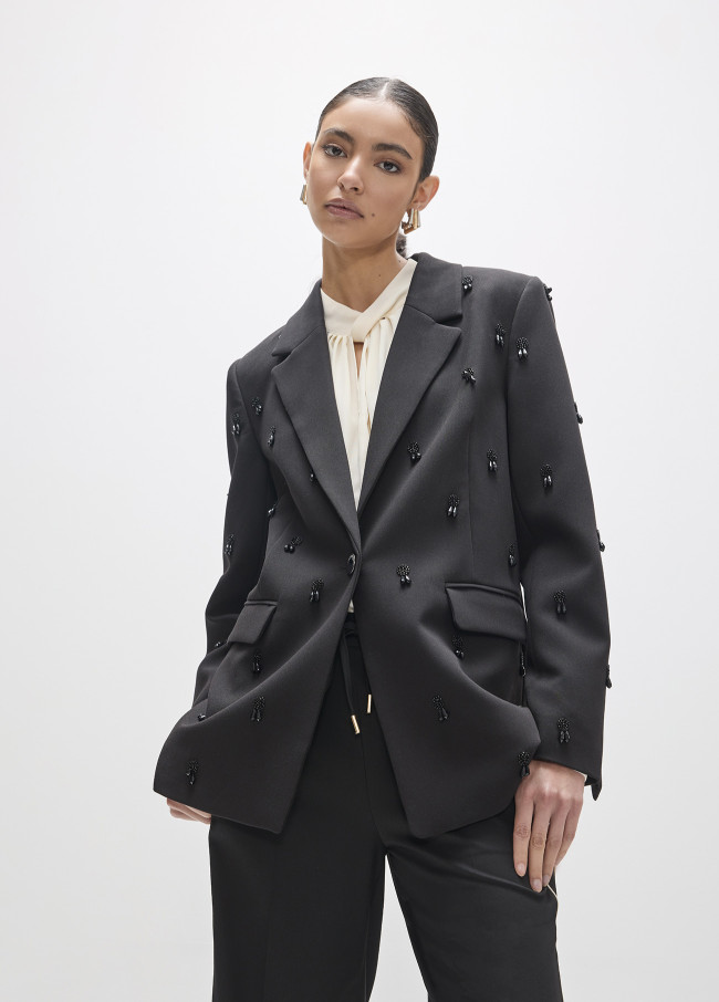 Blazer mit Passenden Details
