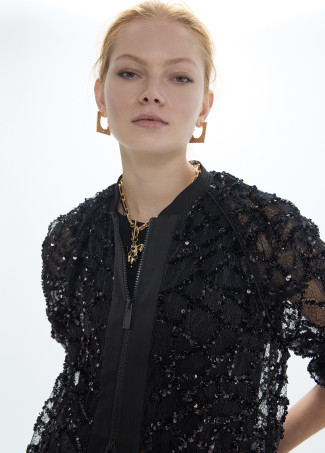 Spiderweb Bomber Jacket