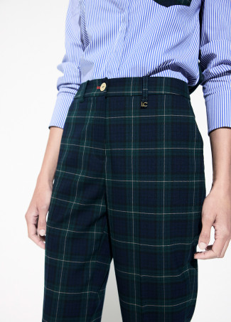 Barcelona Fit Plaid Pants