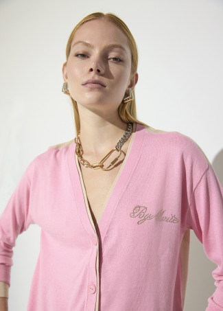 Cardigan con Dettagli in Strass