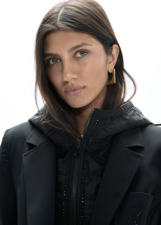 Blazer technique avec gilet en nylon matelassé