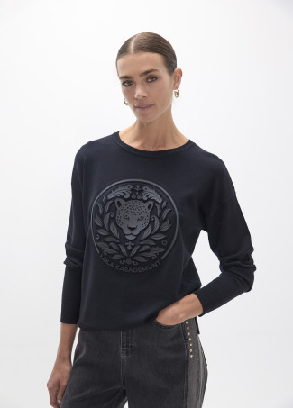 Maglione a Rilievo Rosco