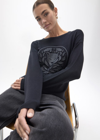 Maglione a Rilievo Rosco