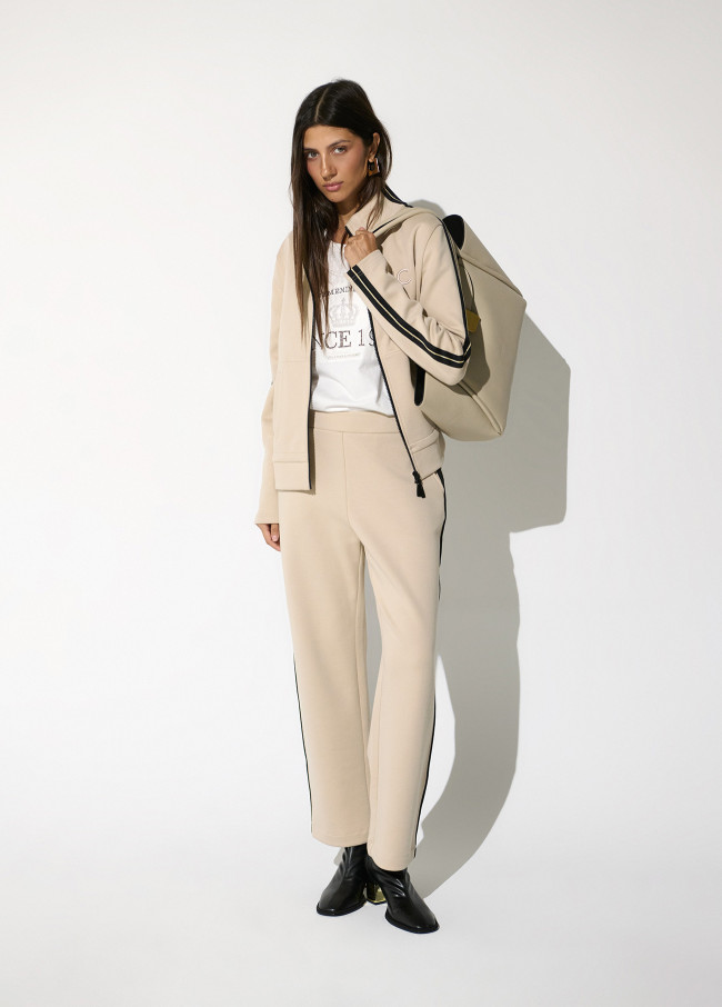 Pantaloni jogger con dettaglio banda laterale