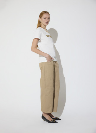 Baumwollhose mit Nieten
