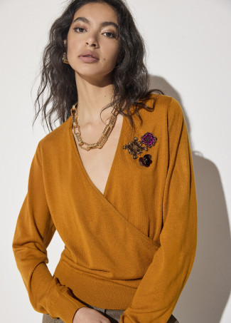 Pull avec Appliqués Décoratifs