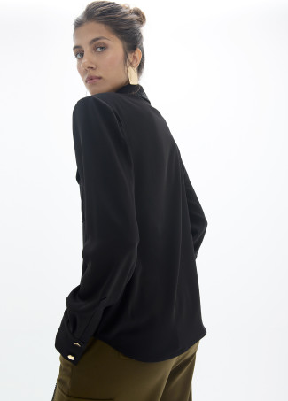 Camisa militar com strass