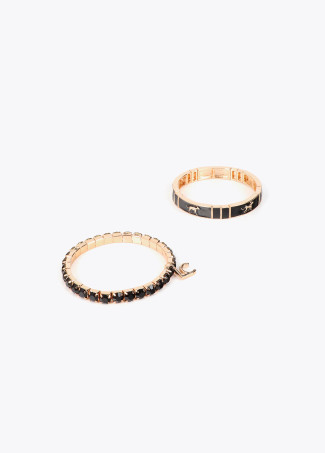 Personalisierte Lackierte Elastische Armbänder Set