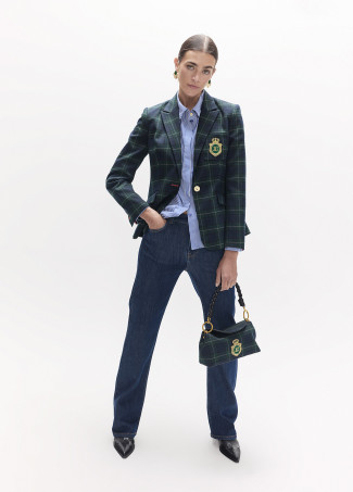 Chemise Combinée Rayures Tartan