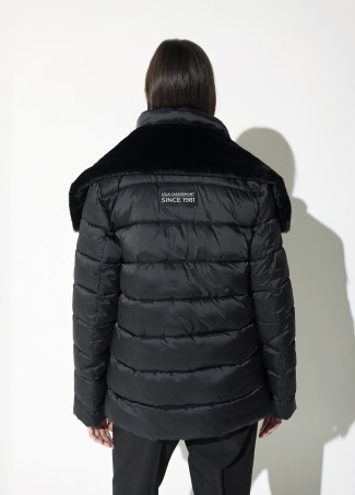 Short Anorak with Double Collar