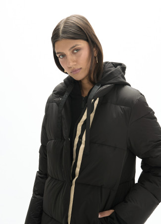 Anorak lungo con cappuccio