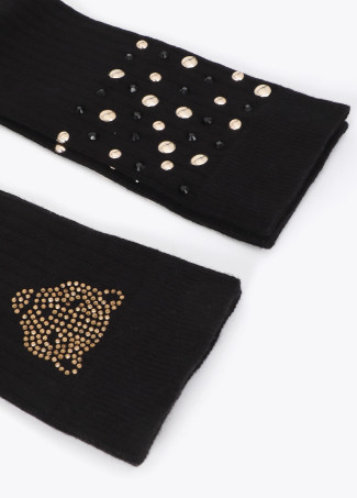 Geschenkpack Socken mit Perlen und Kristallen