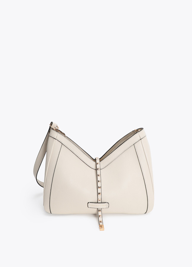 Bandoulière effet cuir avec sangle de mini clous