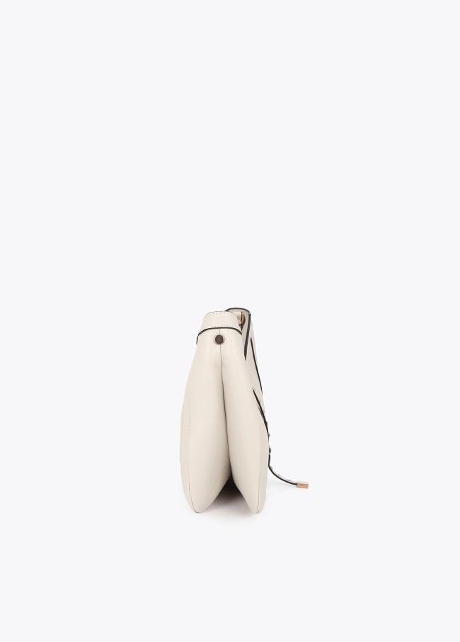 Bandoulière effet cuir avec sangle de mini clous