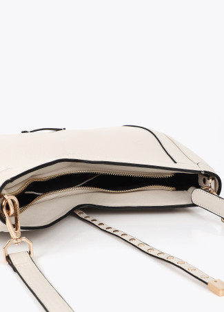 Bandoulière effet cuir avec sangle de mini clous