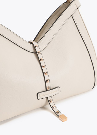 Bandoulière effet cuir avec sangle de mini clous