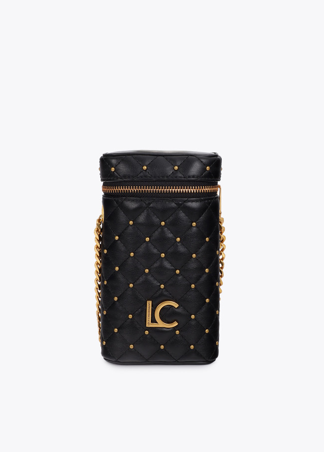 Pochette pour téléphone effet cuir matelassé...